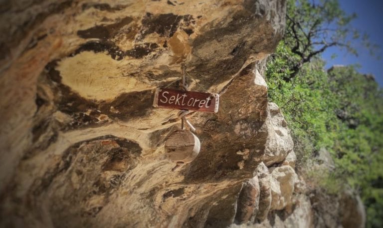 Escalada en el Sektoret de Corbera