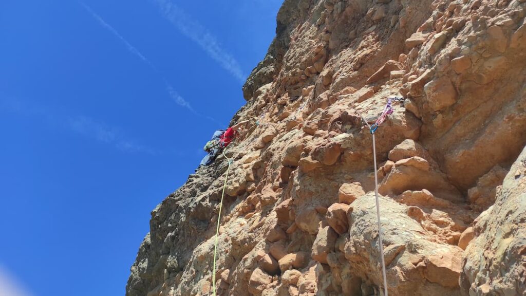 Rabadá-Navarro al Firé (Riglos) – Vía Félix-Méndez a la punta No Importa (Mallo Firé)