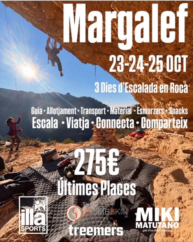 3 días de escalada en Margalef