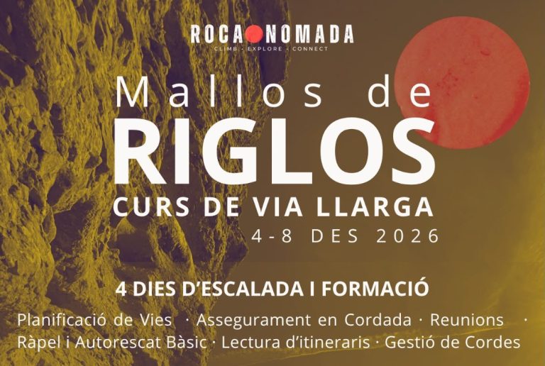 Curso de vía larga equipada en los Mallos de Riglos